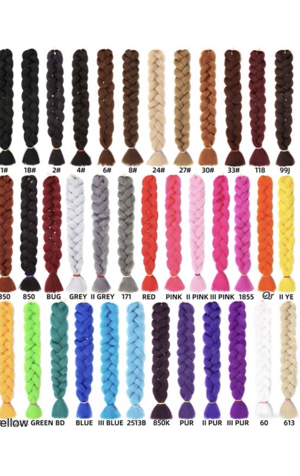 82 inch Non-Stretched Braid synthetic Hair Extensions Braiding Kanekalon