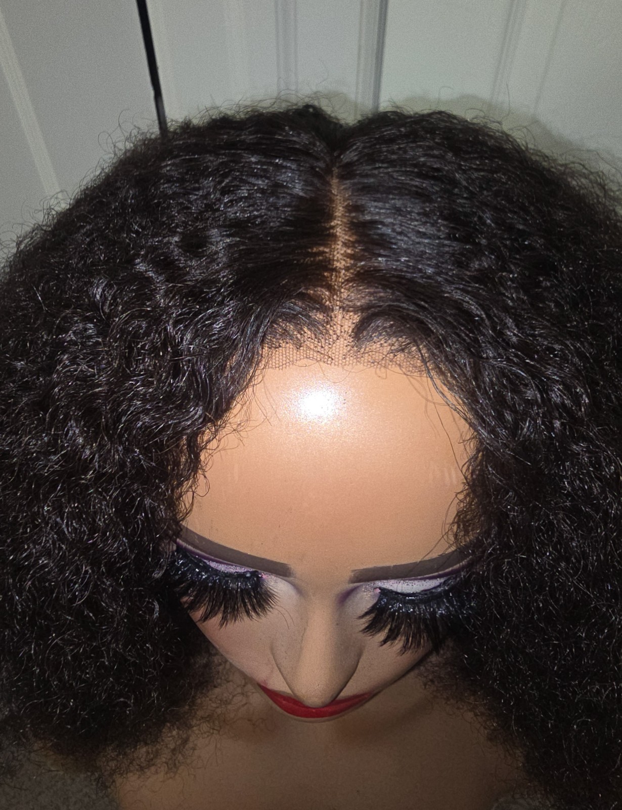 Kinky Curly Afro Lace Closure Wig