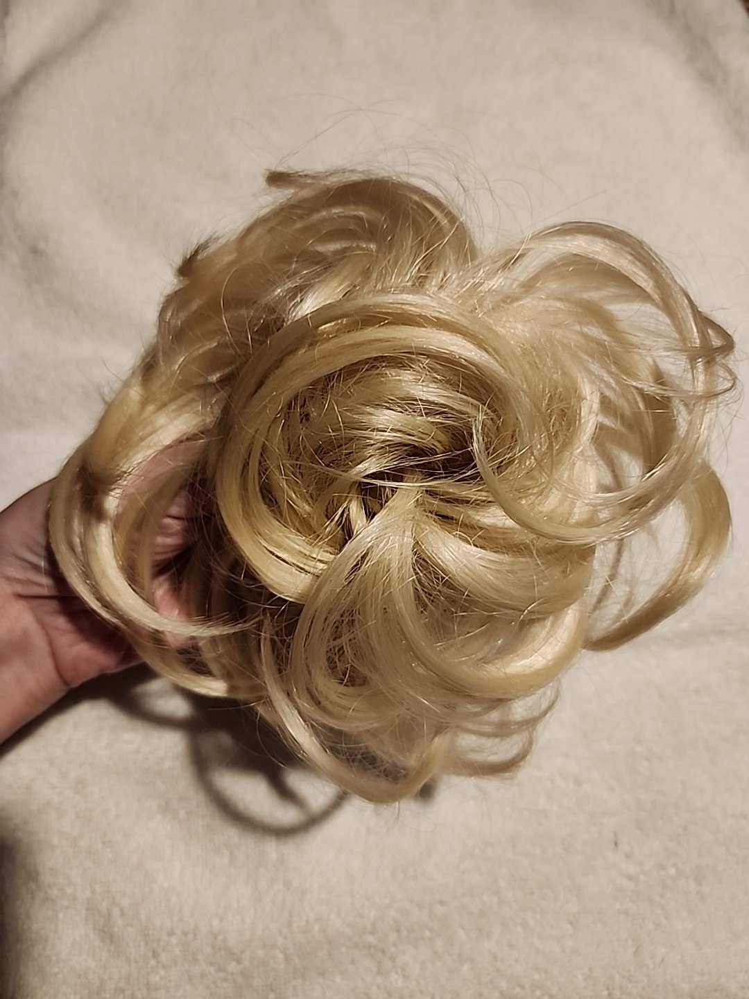 Messy Updo Bun Scrunchie
