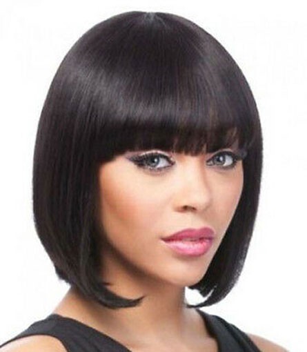 zywg0230-short black fashion charm style health hair lady wig wigs for women