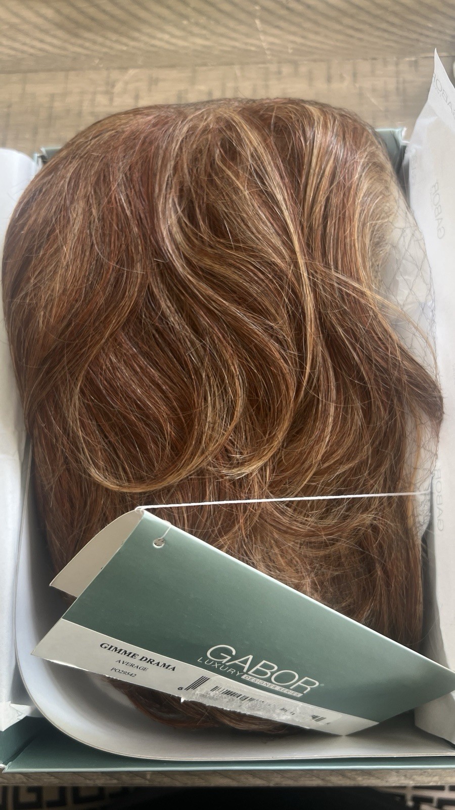 GABOR Gimme Drama Chin-Length Pageboy Long Layered Bob Wig by Hairuwear