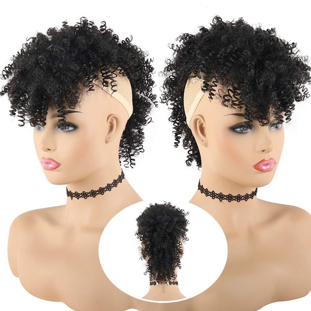 Afo kinky Curly Monk Hair Closure for women or Men Everyday Wear Hair Piece