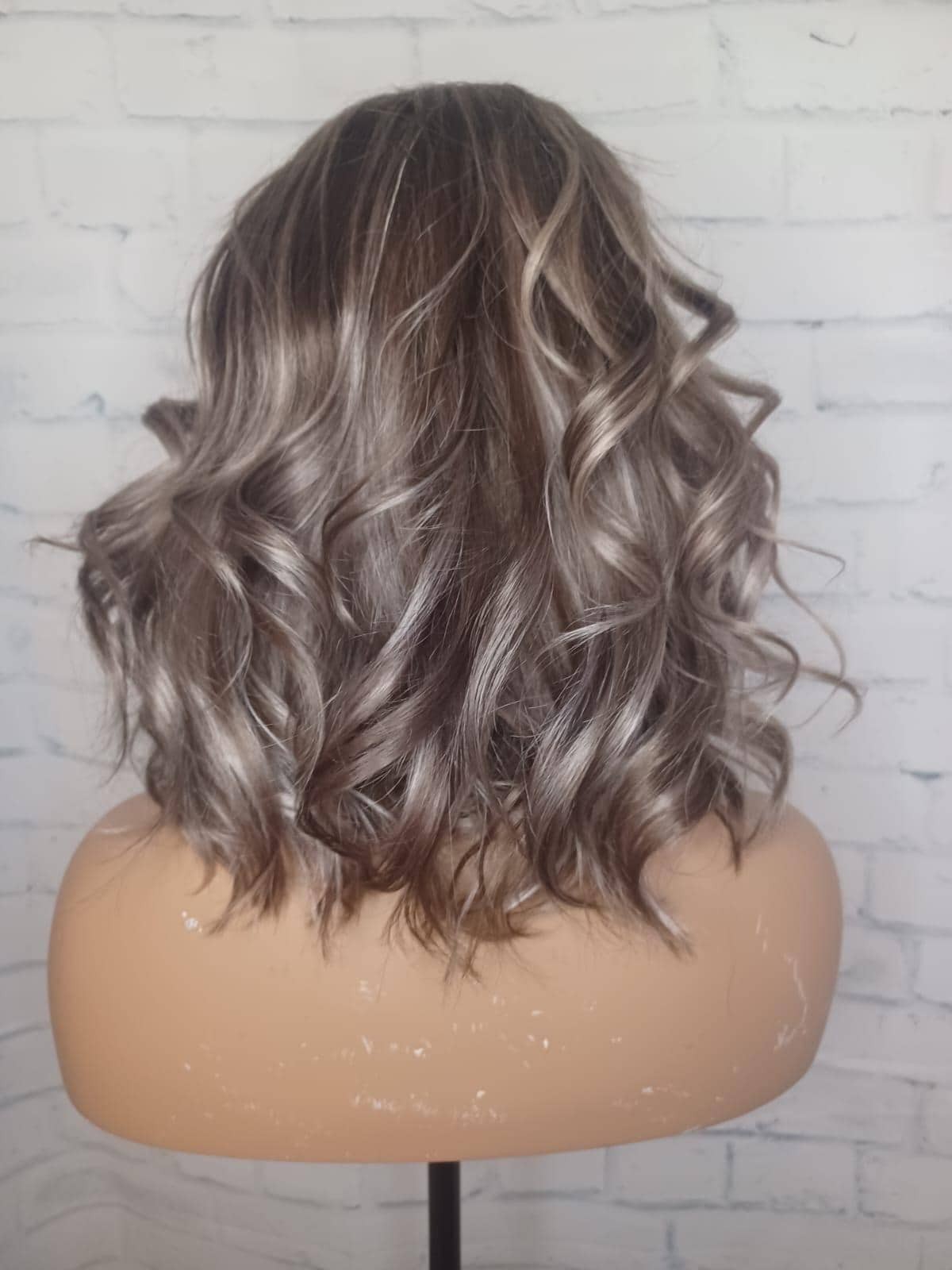 Luxy READY TO SHIP 12” 150% Cold Grey Balayage Human Hair 13×4 Lace Front Wig