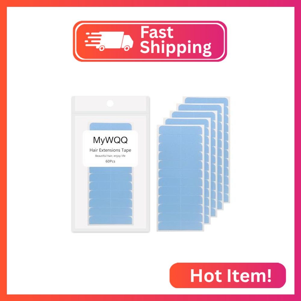 Hair Extension Tape Replacement, Double-Sided Invisible Adhesive Tape No Residue