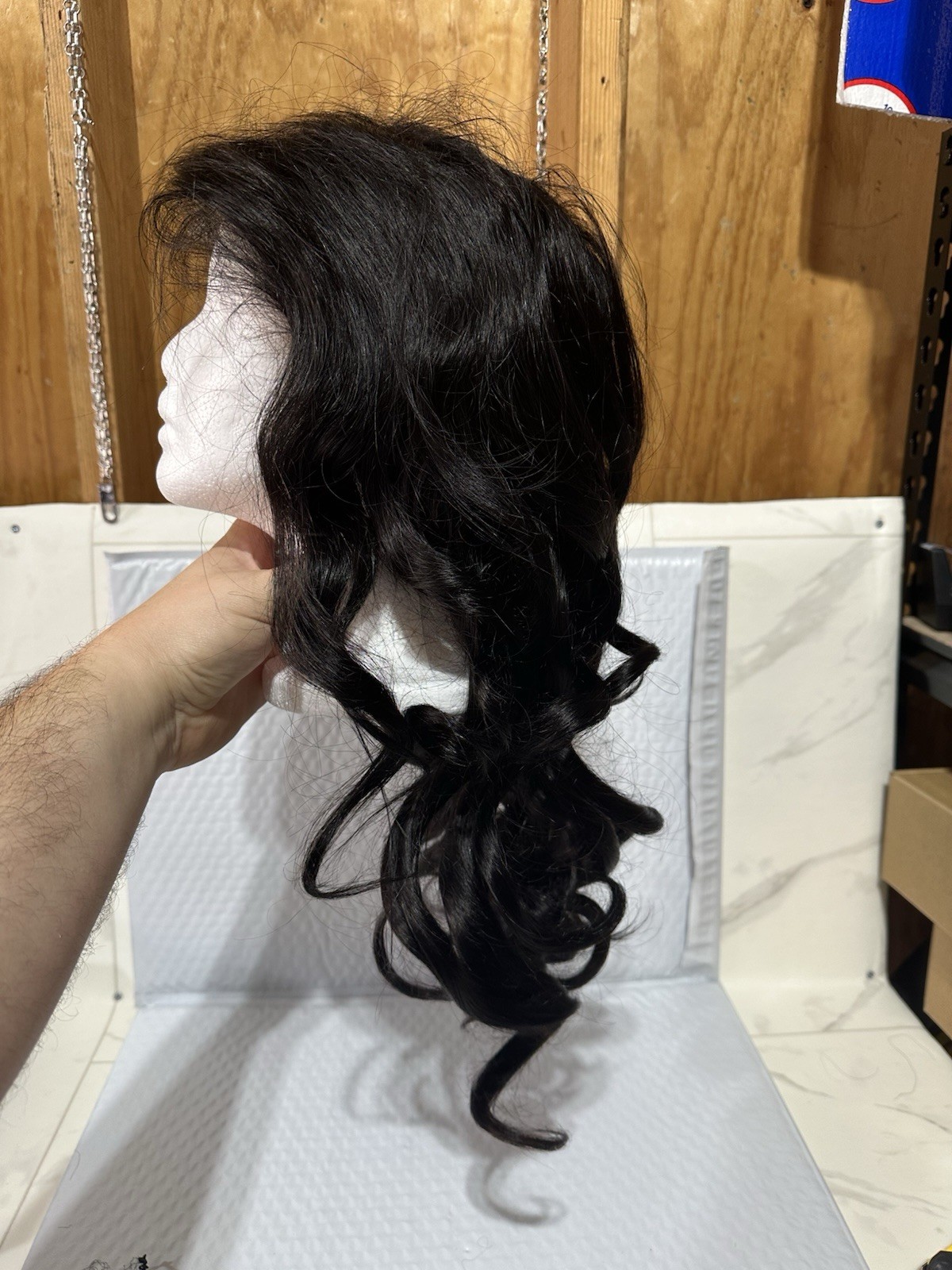Luvme Human Hair Wig ALL DAY COMFORT WIG Long Hair New In Box!.