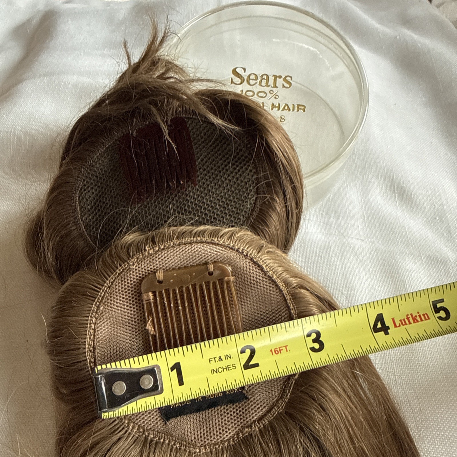 Vintage Wig Wiglets Human Hair w/Original Box – Quantity: 2 from 1960s70s