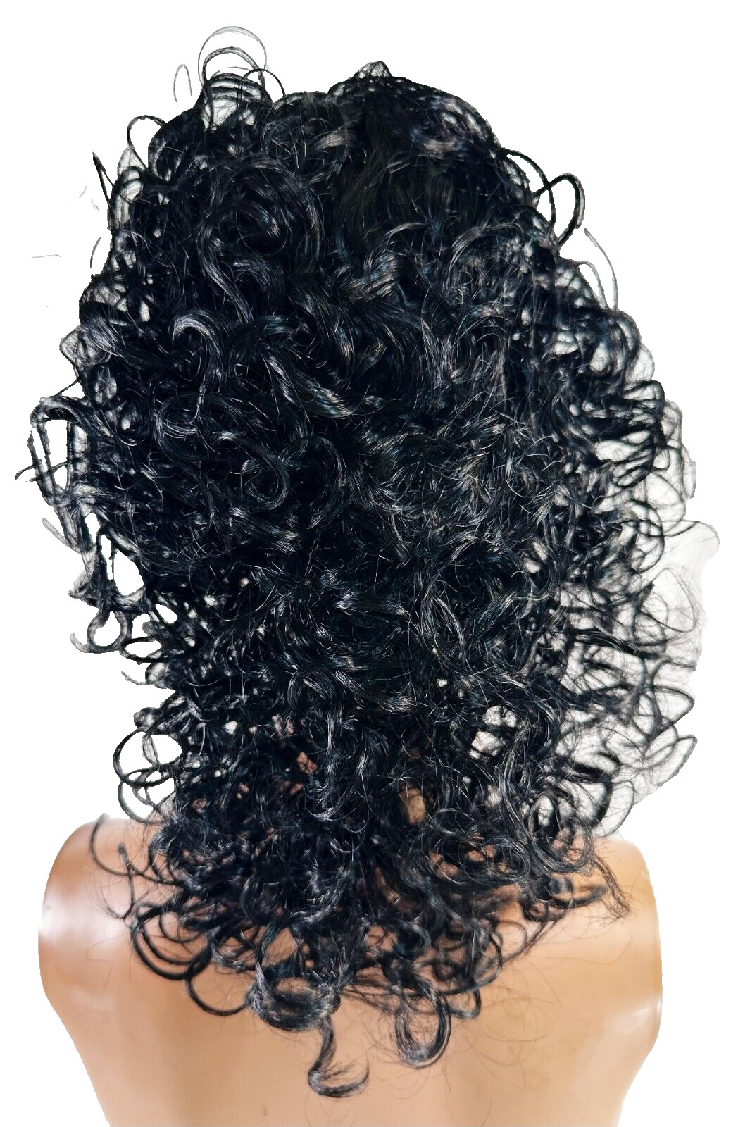 Nina Collection Women’s Short Curly Claw Clip Black Wig 13 inches