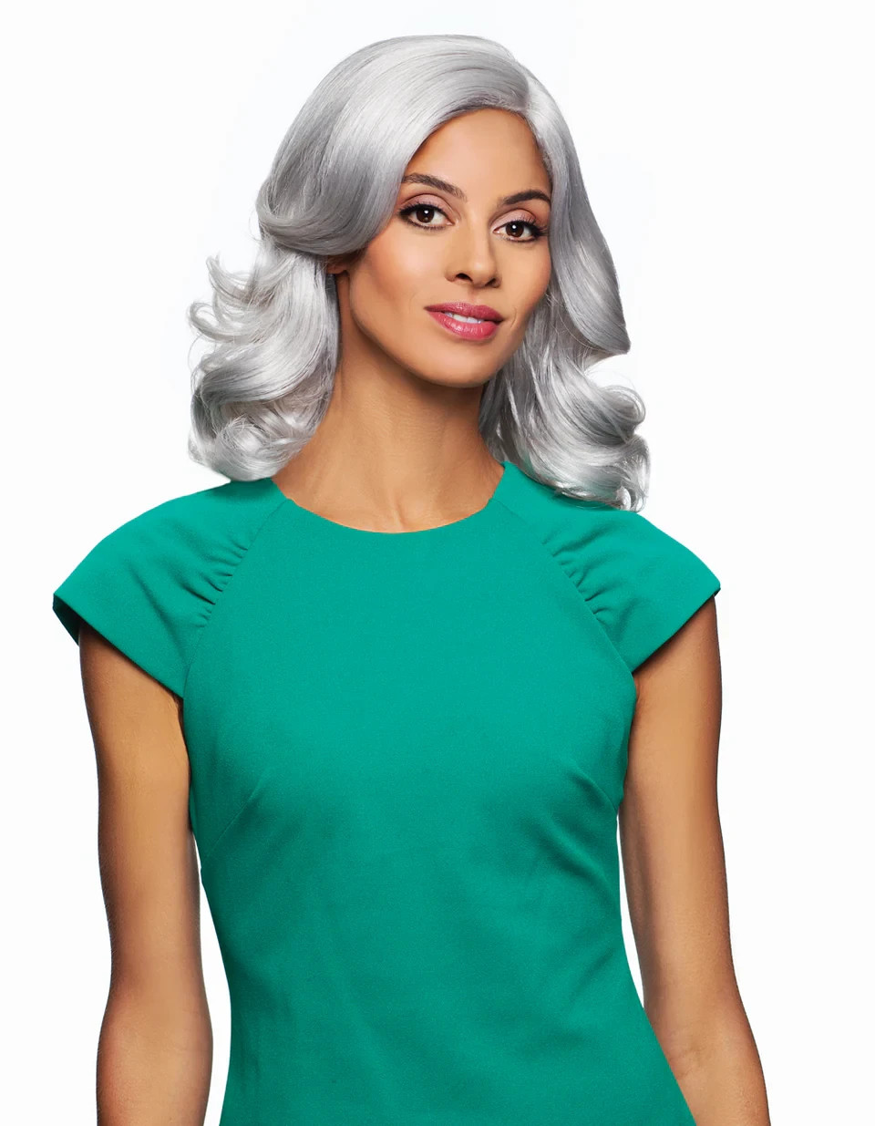 Foxy Silver BROOKE J-PART Wig, Stylish and Natural-Looking Synthetic Wig