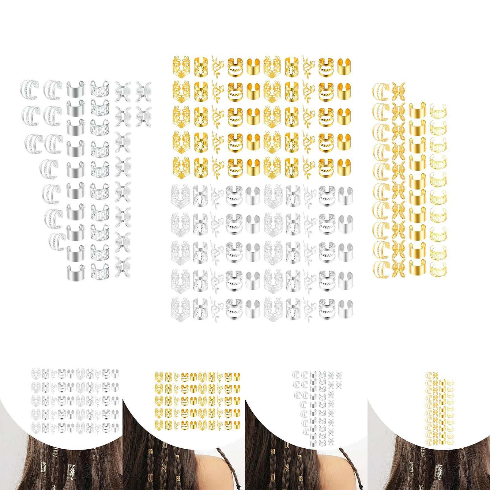 Braids Clips Decorative Dreadlocks Beads for Show Formal Events Carnival