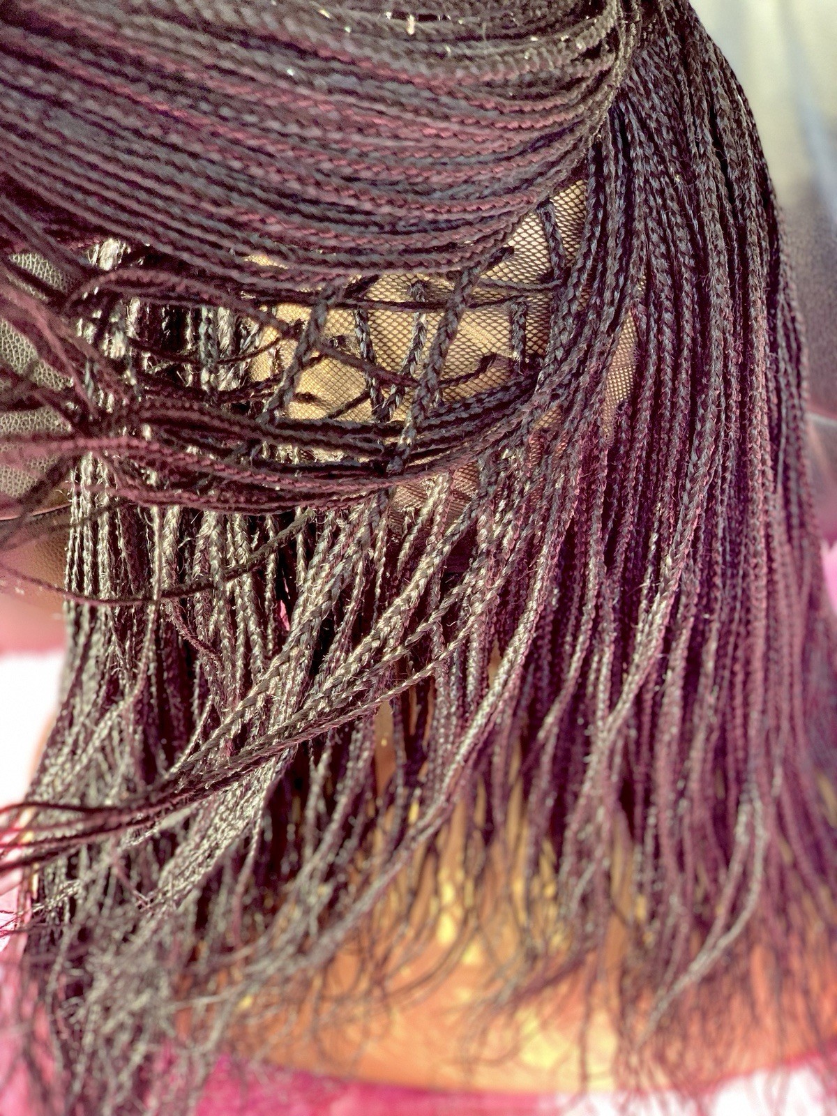 Ready to ship braided wigs for black womens, free parting, short hair wigs gifts