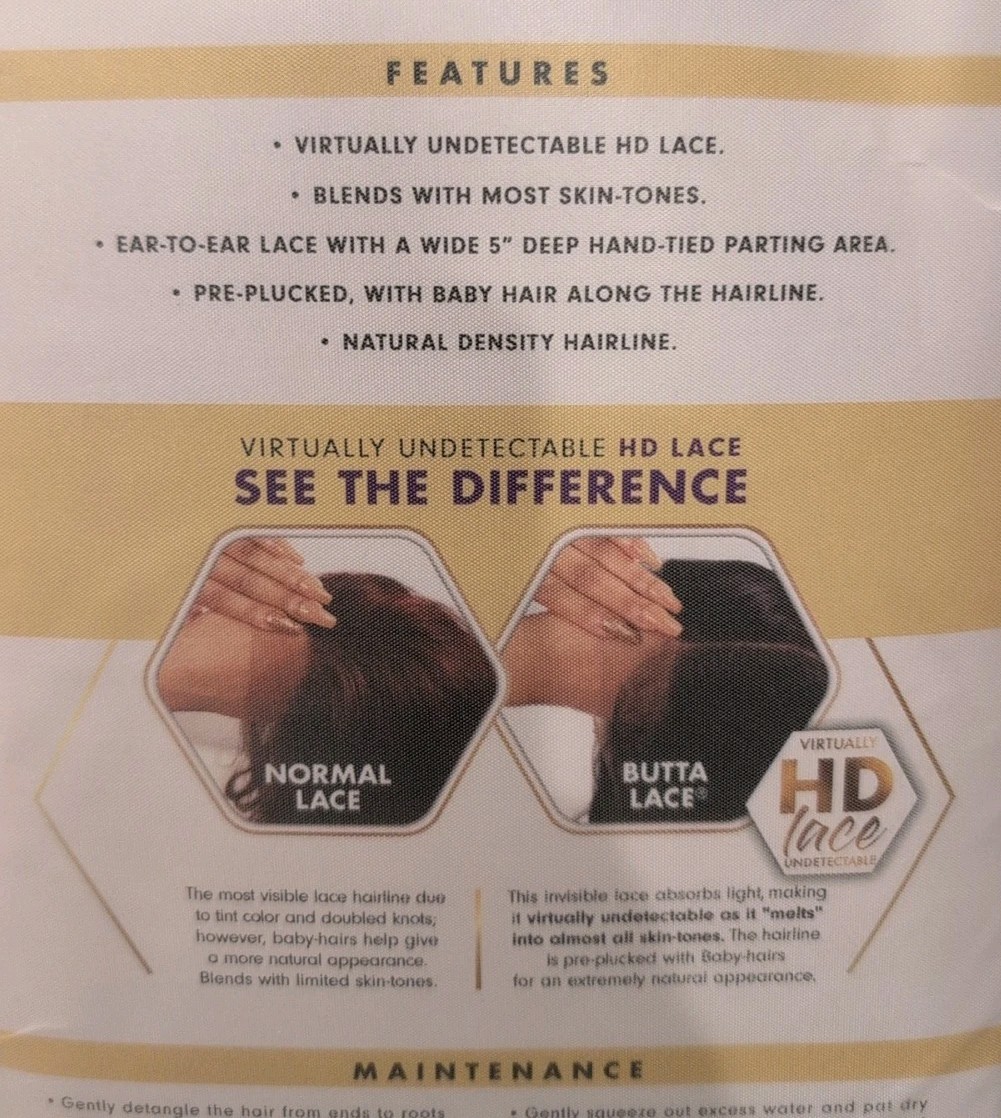 Sensational Butta Lace Color 2 Unit 13 HD Lace Pre Plucked New Open Package