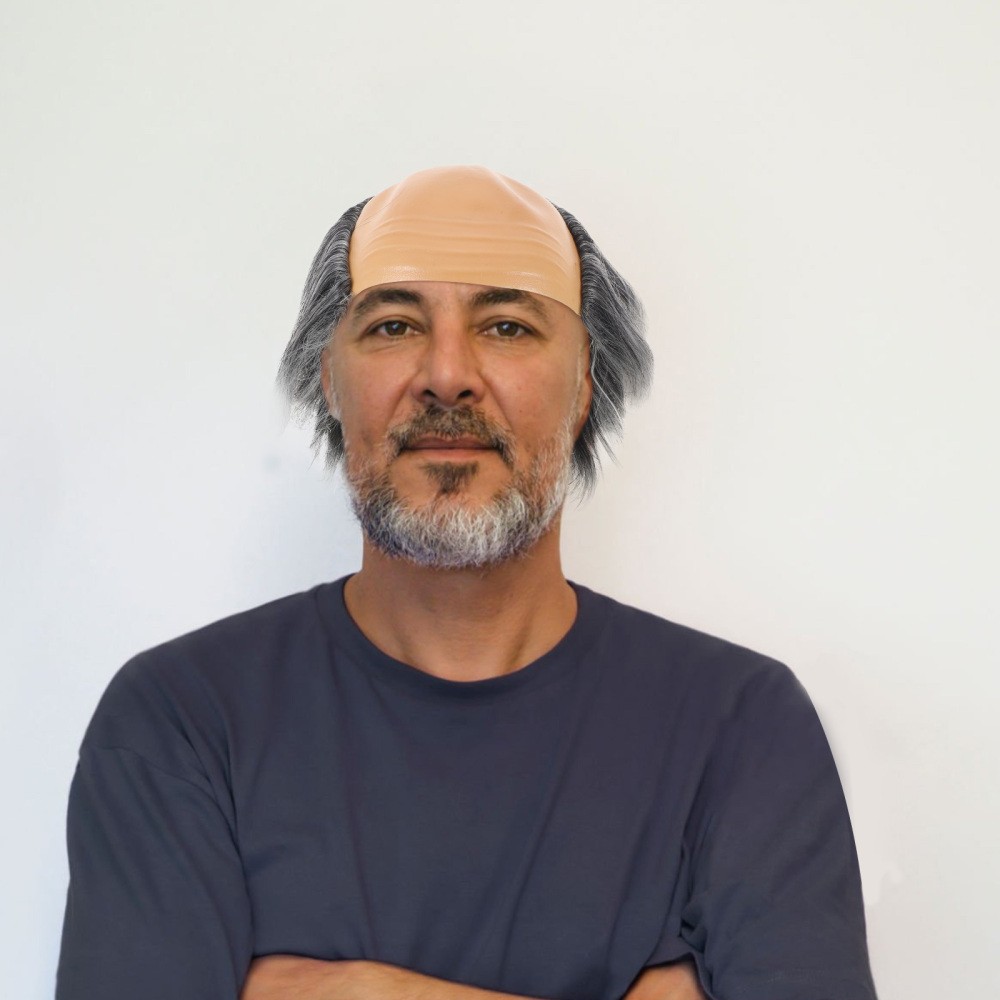 Balding Wigs For Halloween Parties Cosplay And Events Comfortable Easy To Wear