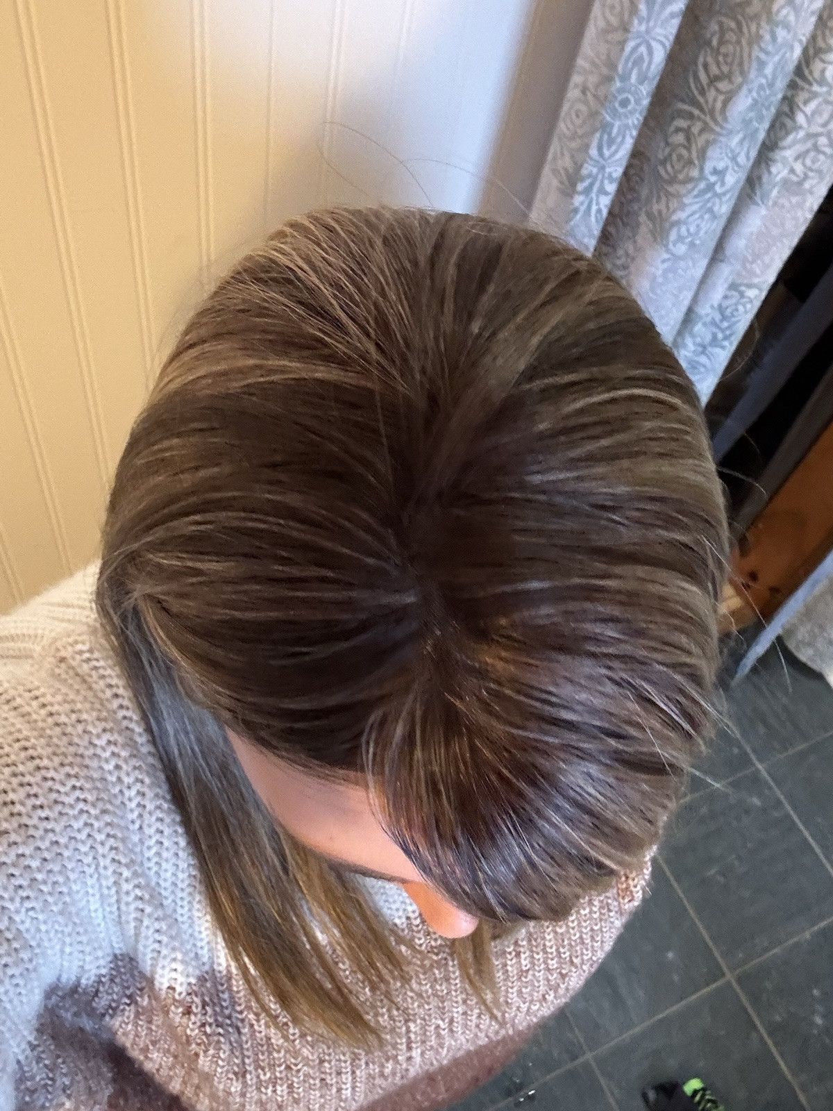 BELLE TRESS LACE FRONT MONO TOP BANGS 16” HF In Brown Sugar Sweetcream