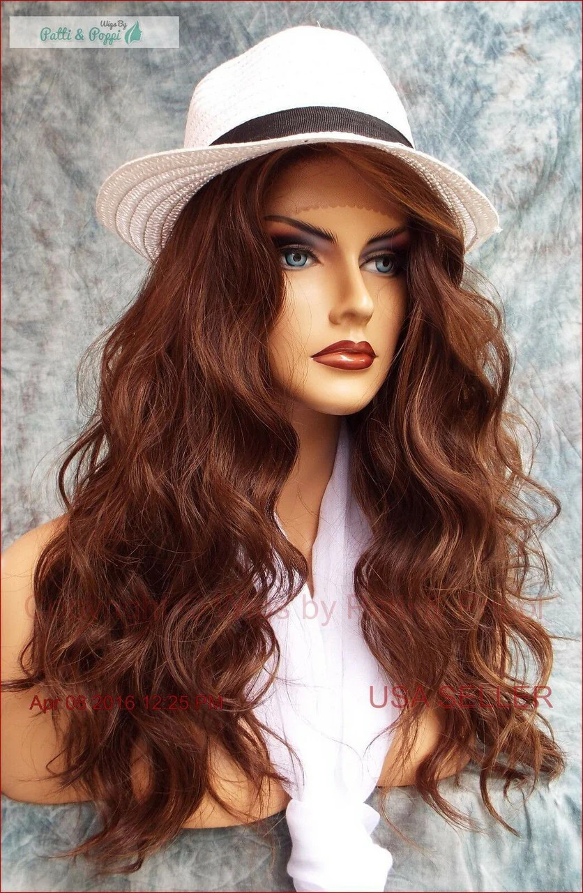 LACE FRONT HAND TIED HEAT FRIENDLY EXQUISITE SENSUAL FS4.30 WIG USA SELLER *476