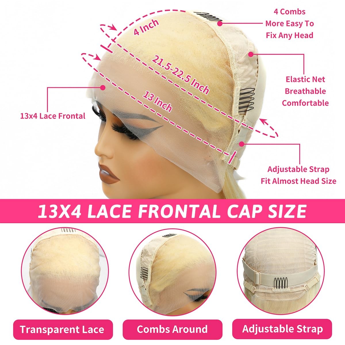 Lakastatr 10 Inch Blonde Bob Wig Human Hair 200 Density 613 Bob Wig Human Hair