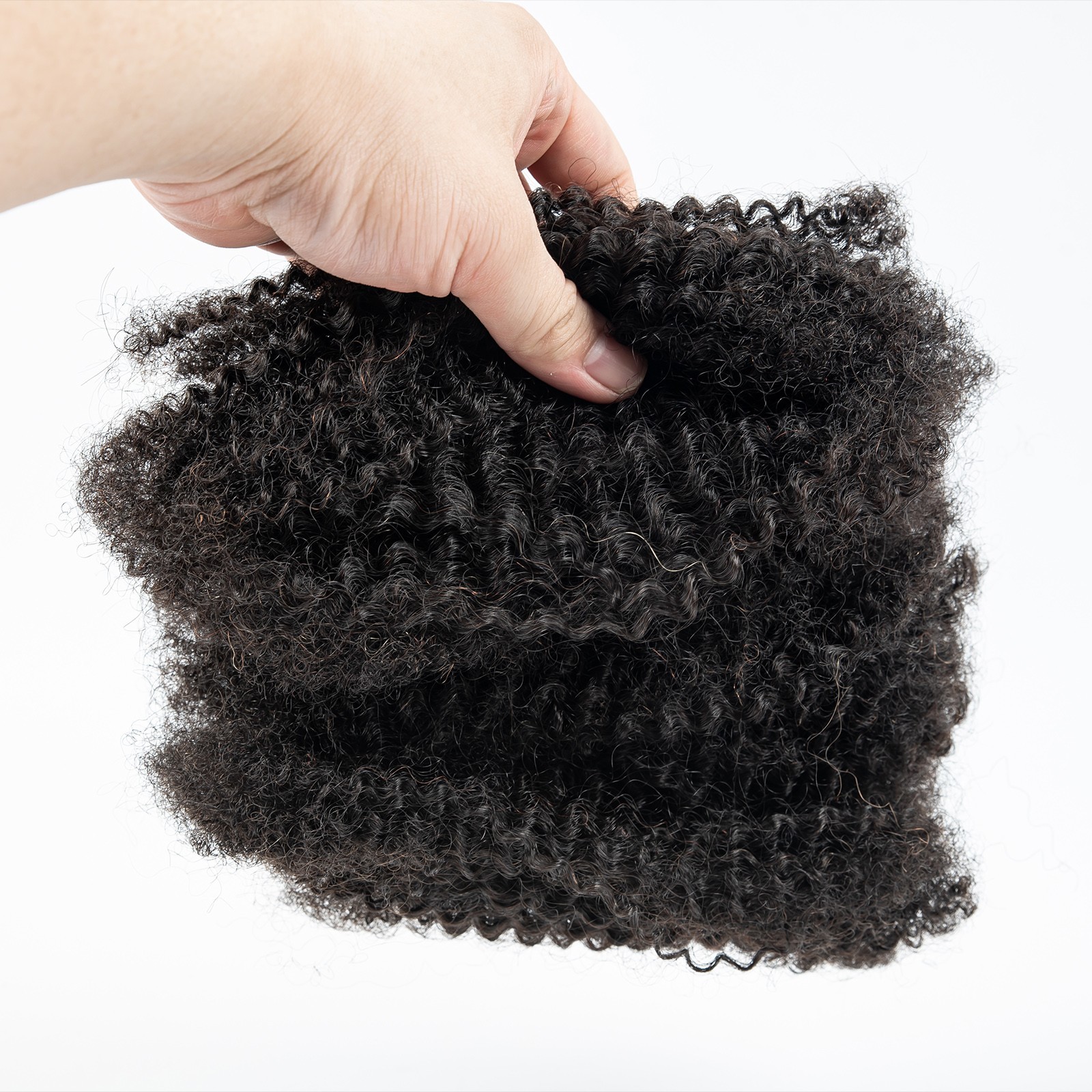 10-18In 30 or 50g/ Parck Natural 4C Afro Kinky Curly Bulk Human Hair Extension