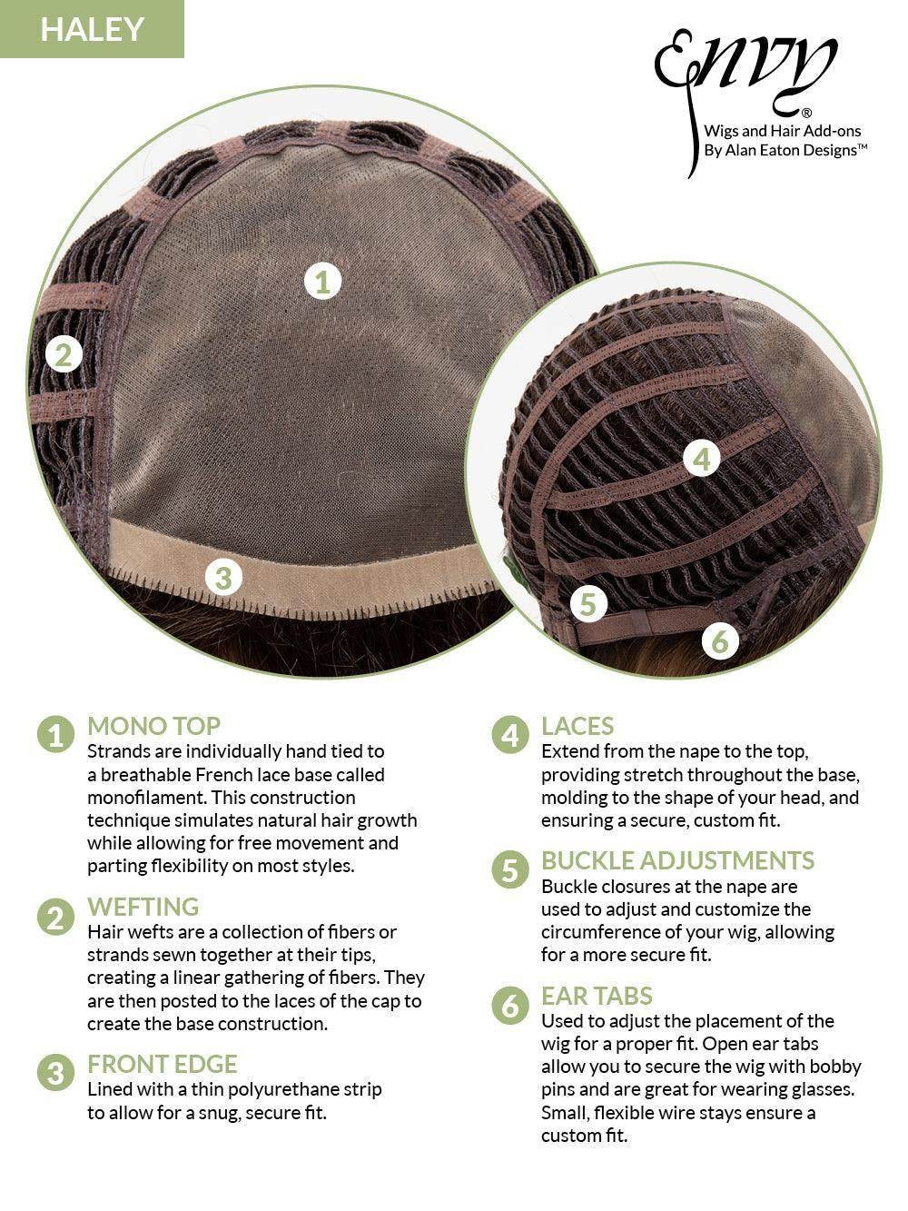 HALEY – Mono Top Ready to Wear Synthetic Wig