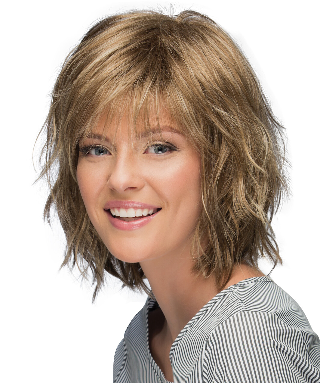 JONES Wig by ESTETICA, *ALL COLORS*, Stretch Cap, Razor cut choppy shag, NEW