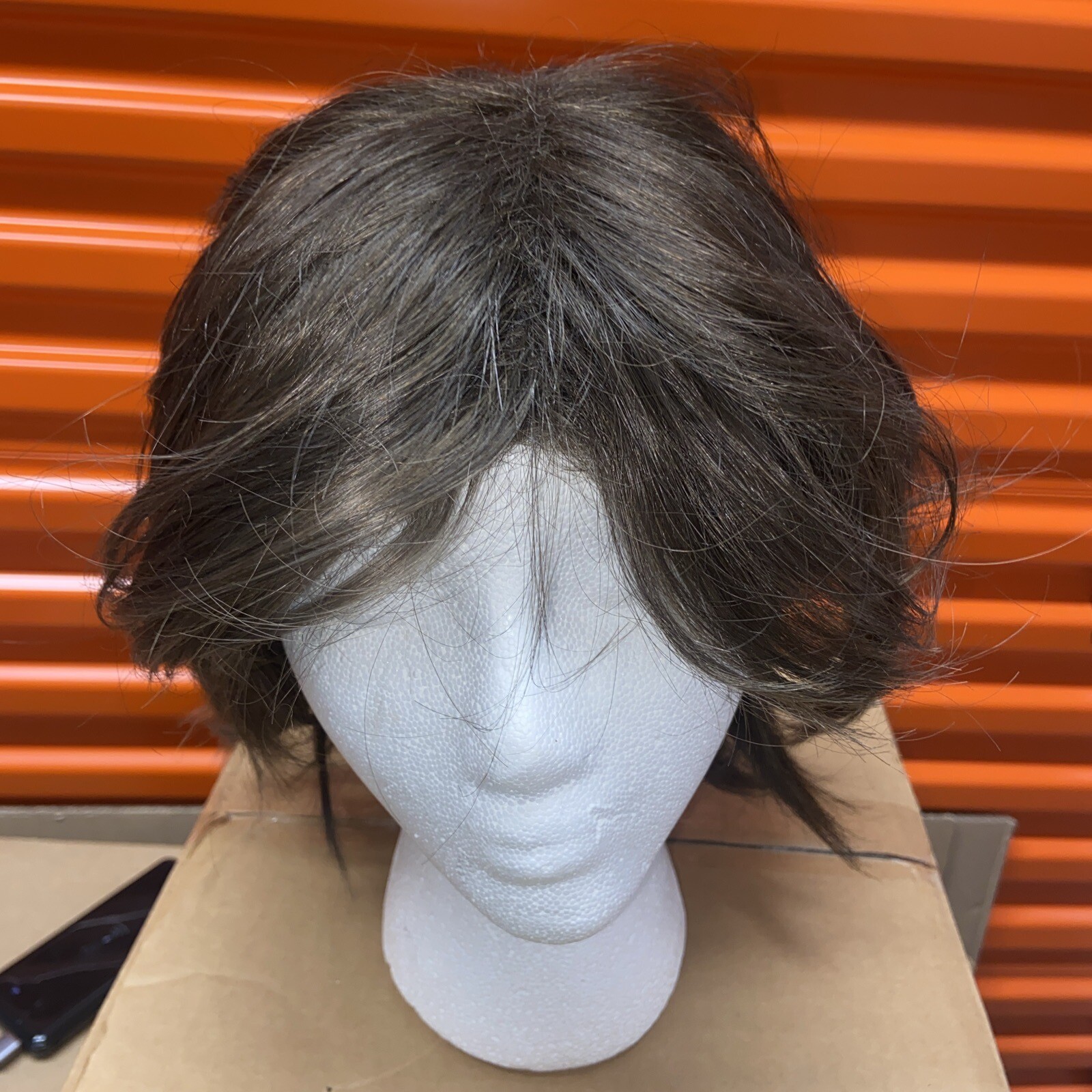 Medium hairpiece made in Thailand preowned
