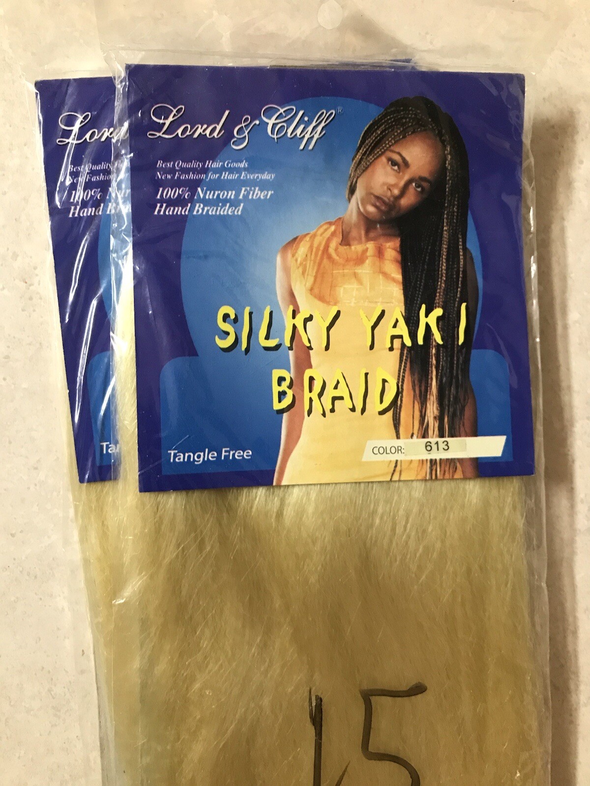 Lot Of 9 Lord & Cliff Yaky Ponytail Mixed 2PCS Braid 100% Nuron Fiber See Colors