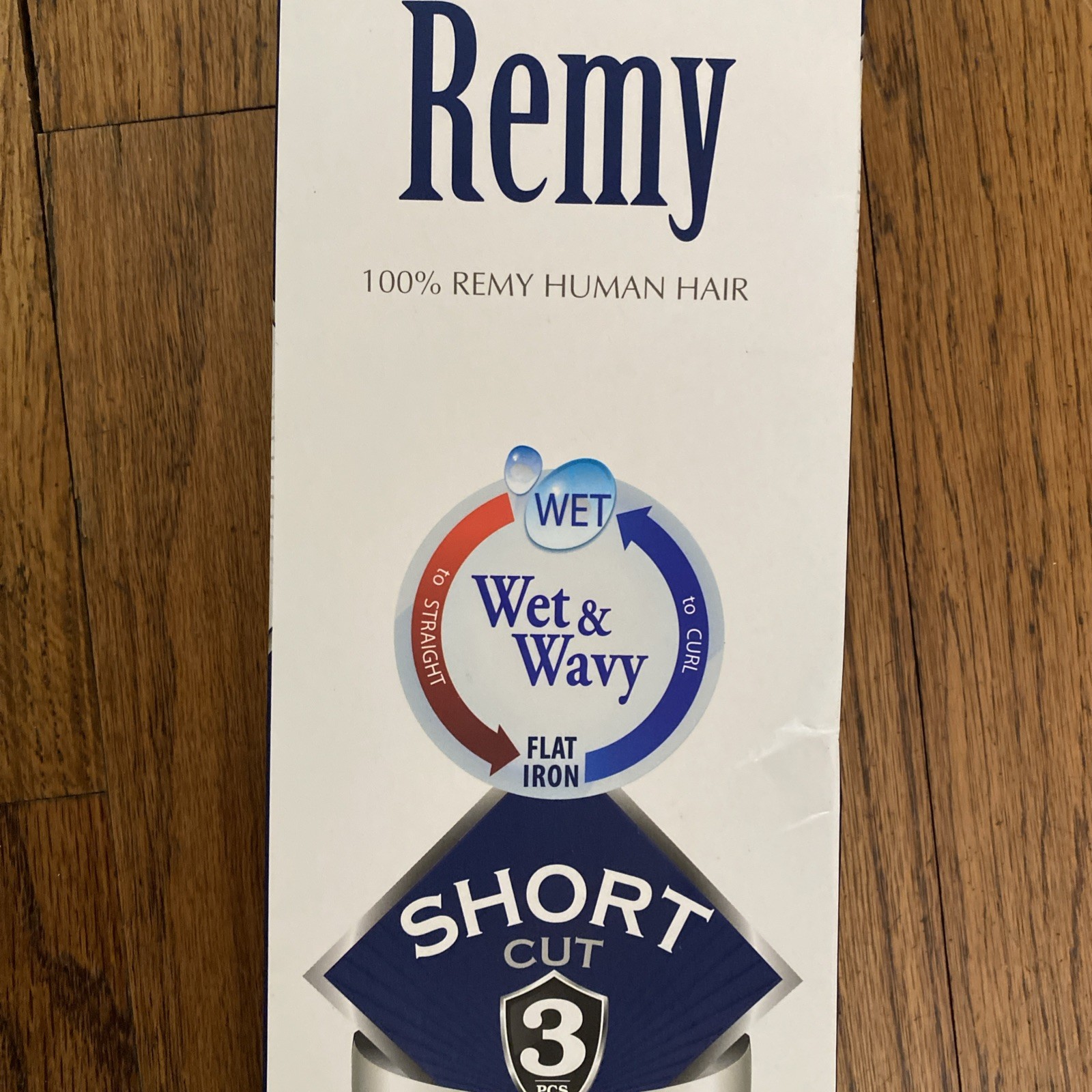 NIB Moisture Remy Rain Indian 100% Human Hair Wet & Wavy 3PcShort Cut Loose Deep