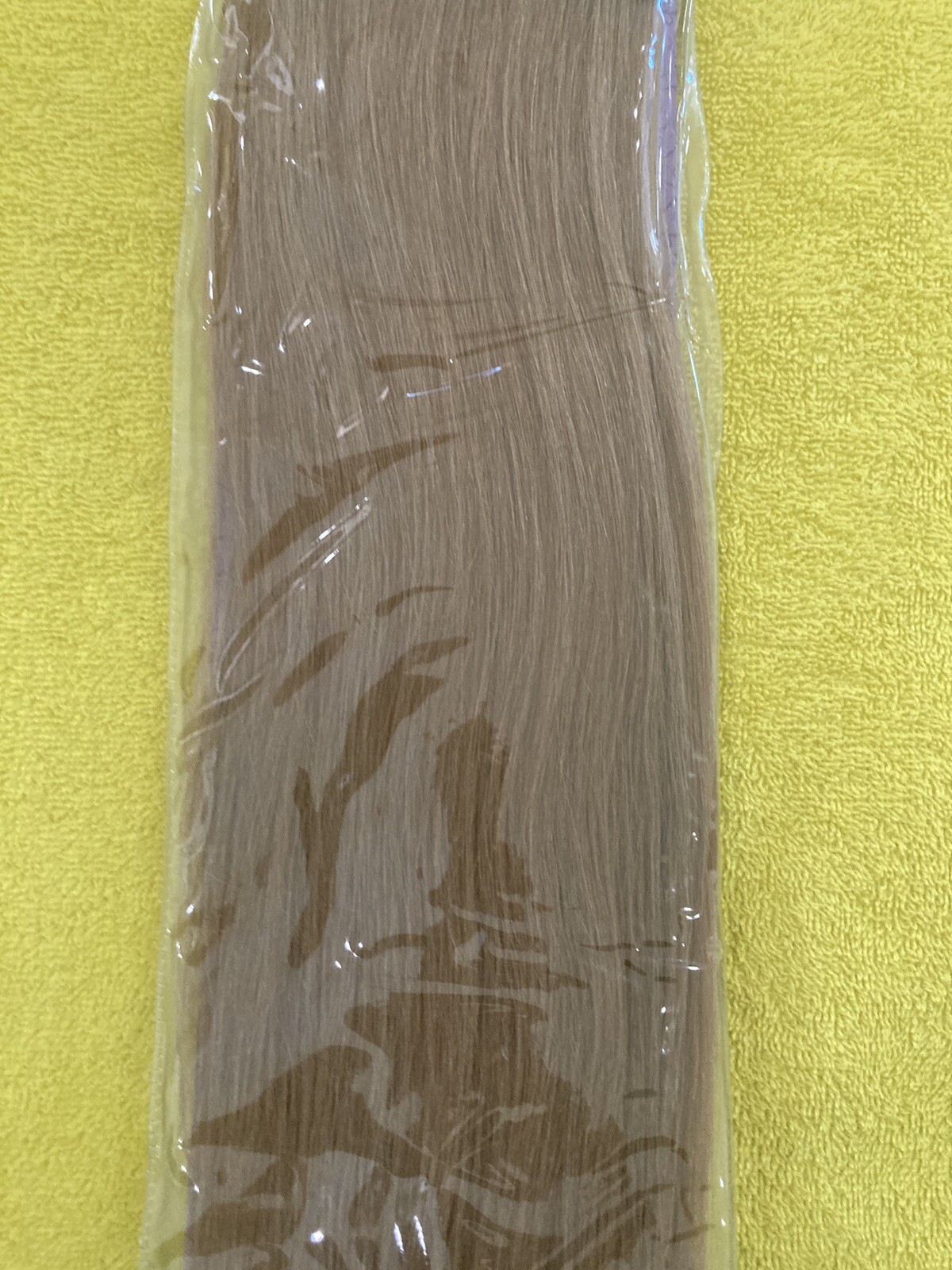 Clip on Extensions 100% Remy Human Hair Silky Straight 18″ Color # 16-18, 9pcs.