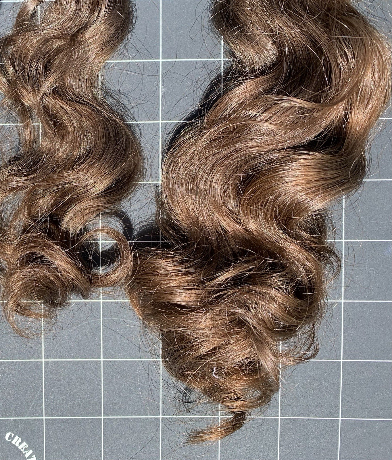 Human Hair, Curly, Dark Brown, Virgin, Single Donor, 9-12 inches
