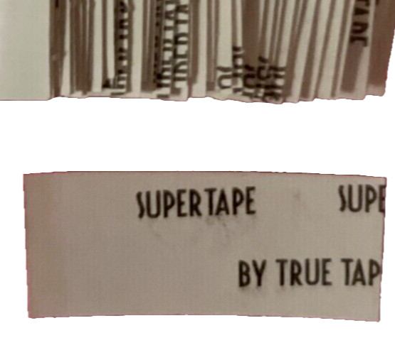 Supertape Mini Tabs Straight Cut 72 Strips by True Tape.