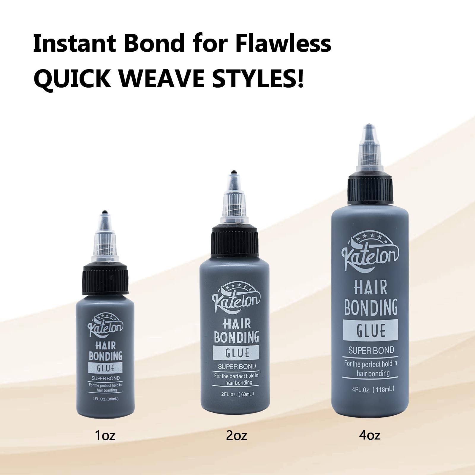Hair Glue for Quick Weave 2oz – Professional Bonding for Wigs & Extensions