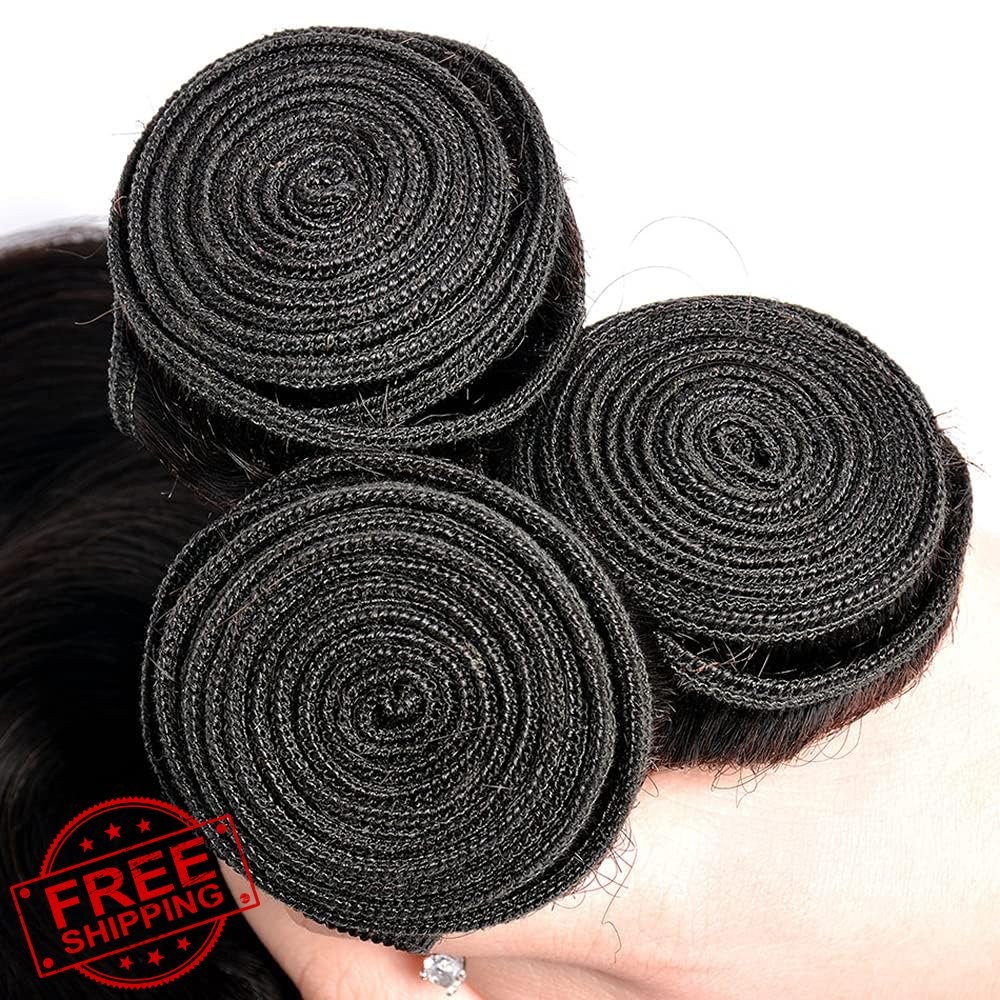 FuivJuix 24-28 Inch #1B Straight Bundles 50g