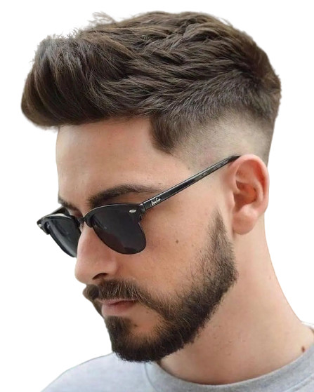 N.L.W Toupee for mens 25mm curl human hair fine mono hair pieces natural black