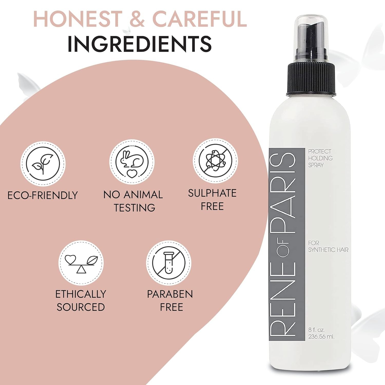 Extra Hold Unscented Hairspray for Synthetic Wigs – 8oz Styling Spray