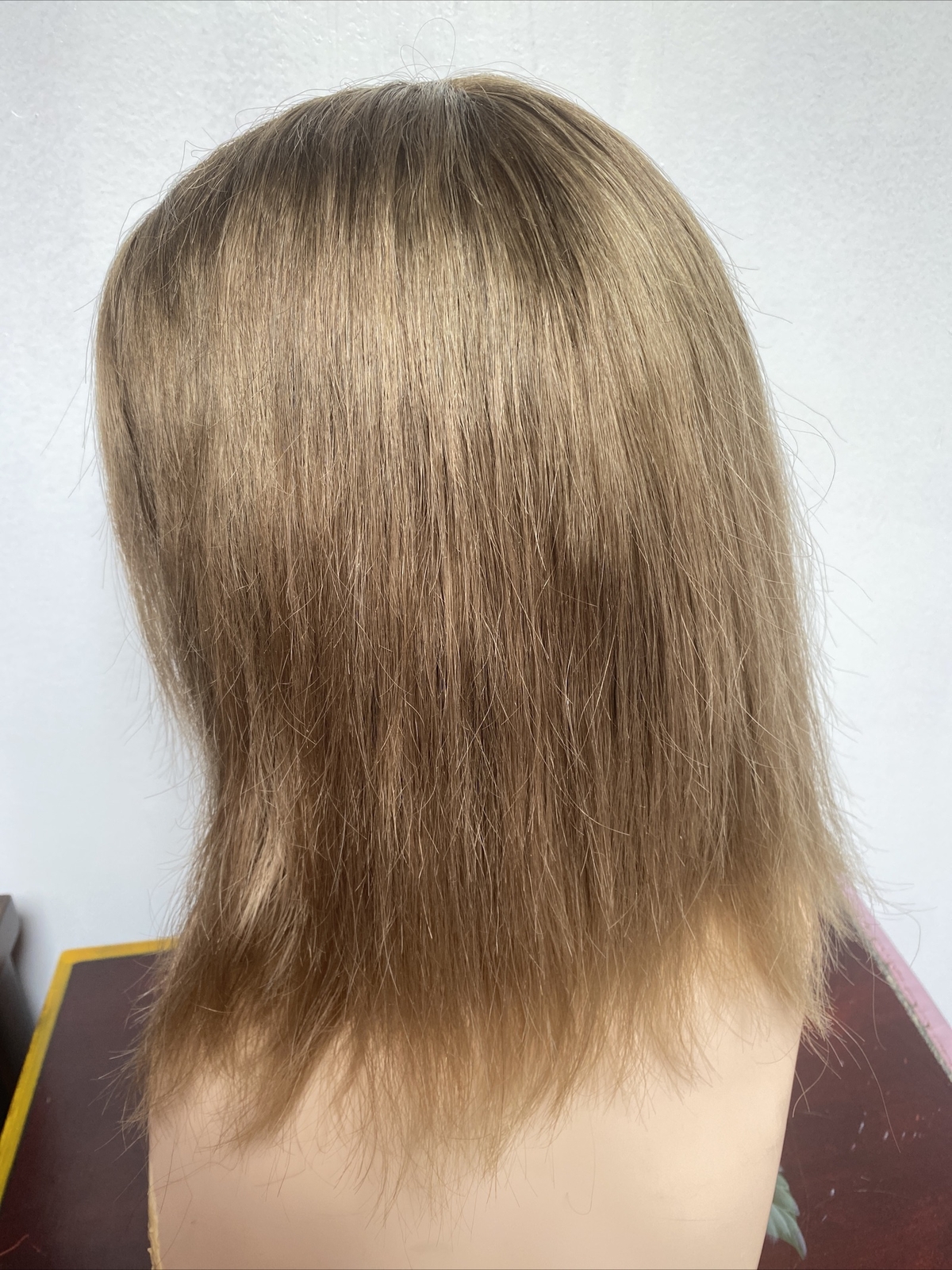 The Hair Mama Dark Blonde Human Hair Lace Front Hand Tied Wig Size Small