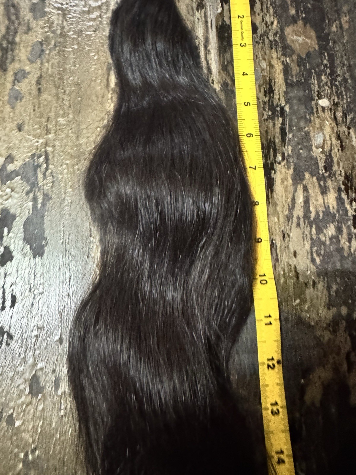 1605 Natural Human Hair Ponytail Straight Real Hair 18 Inch 65 g