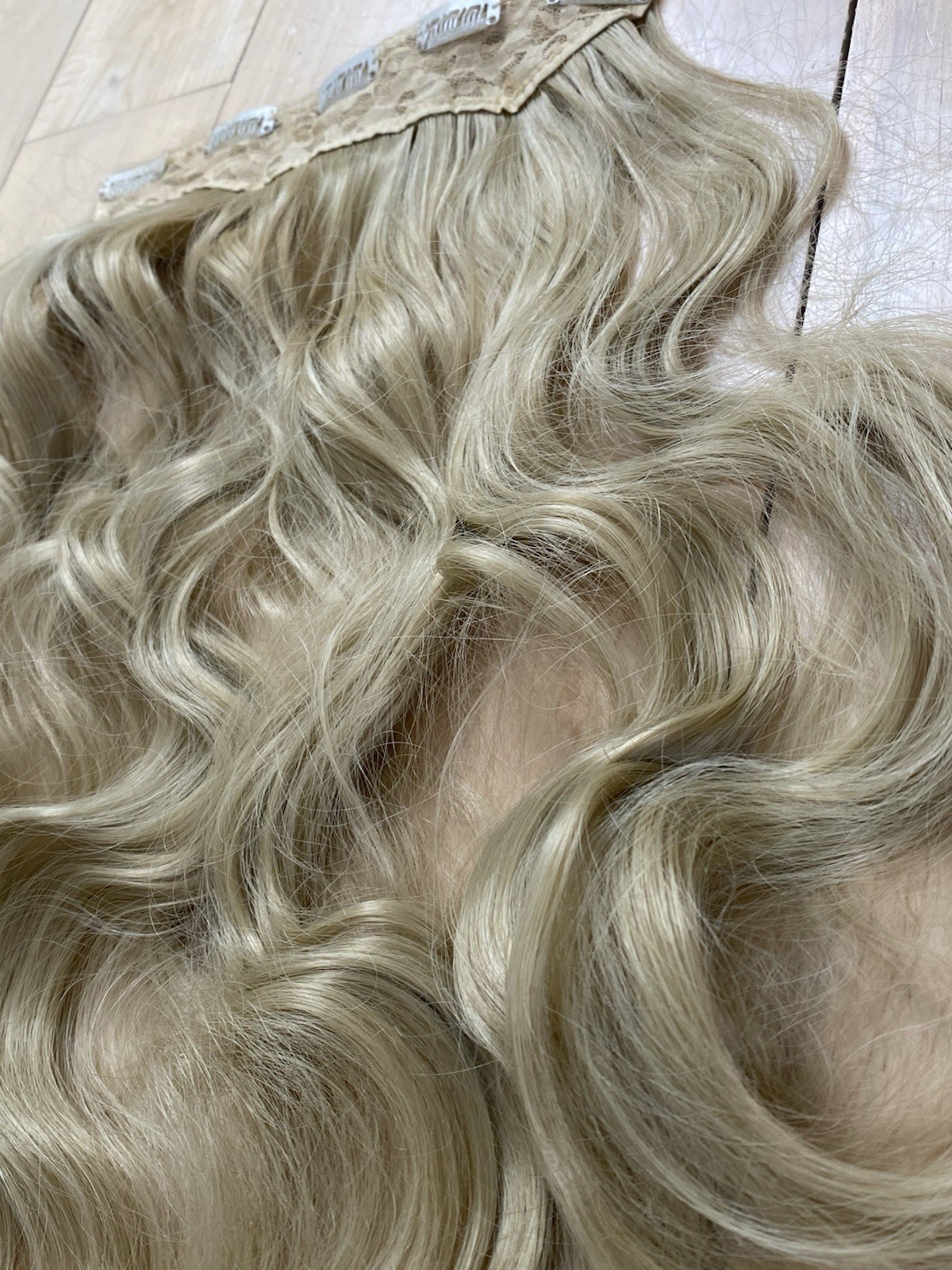Natural Blonde 5 Clip In Hair Extensions 18” Long