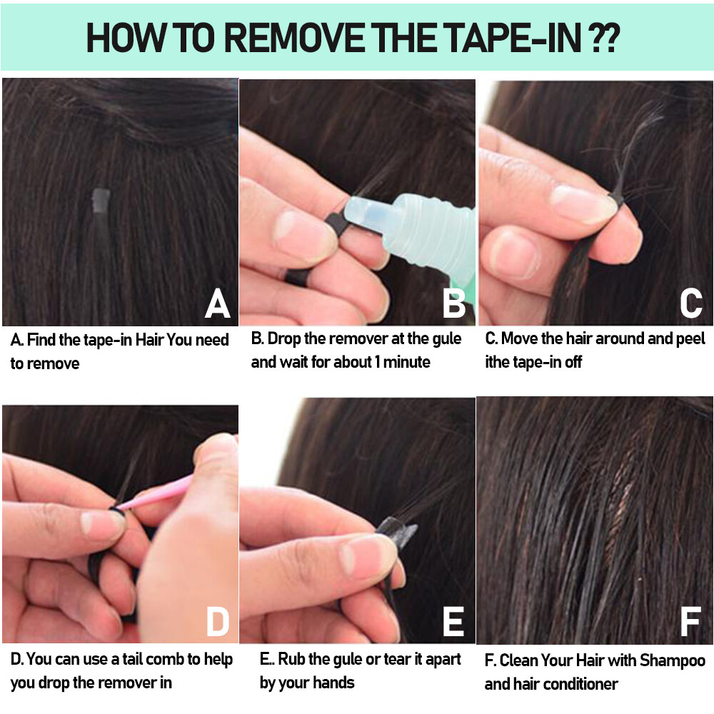10-100pcs Double Sided Adhesive Tape Glue Replacement For Tape In Hair Extension