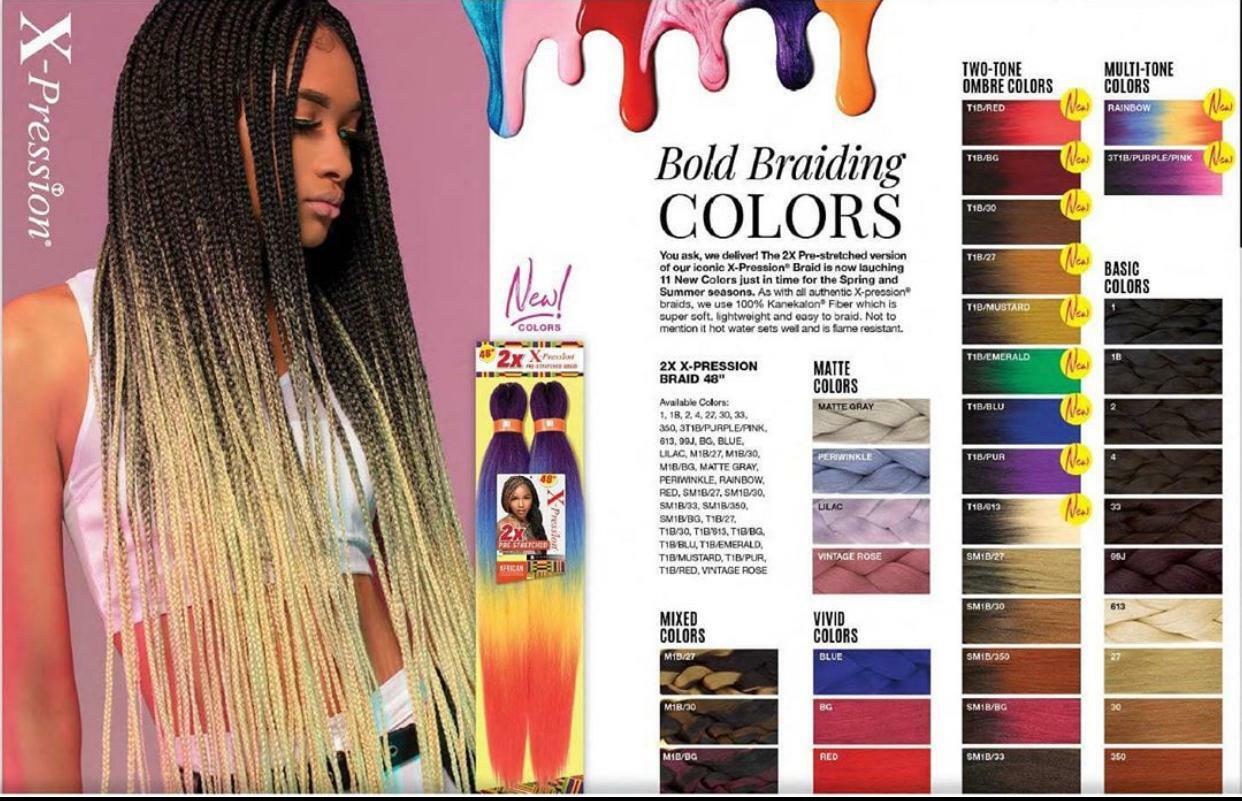 X-pression Xpression Expression 82″ Ultra Braiding Hair