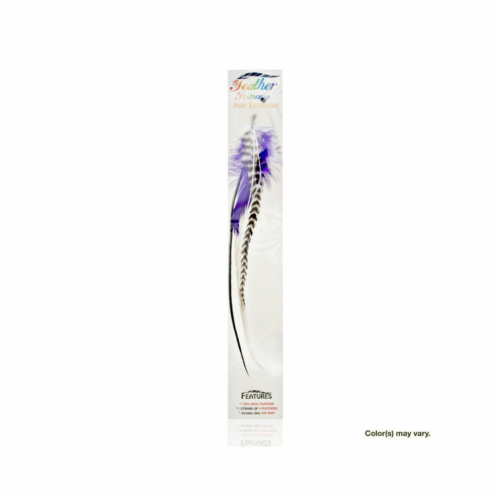 Lord Cliff Feather Fusion Hair Extension Purple Brand New