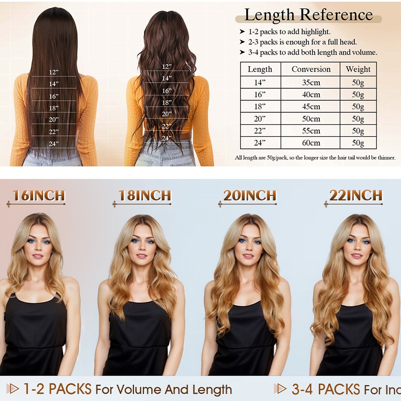 Nail Tip U Tip Fusion Pre-Bonded 100% Real Human Hair Extensions Keratin Thick