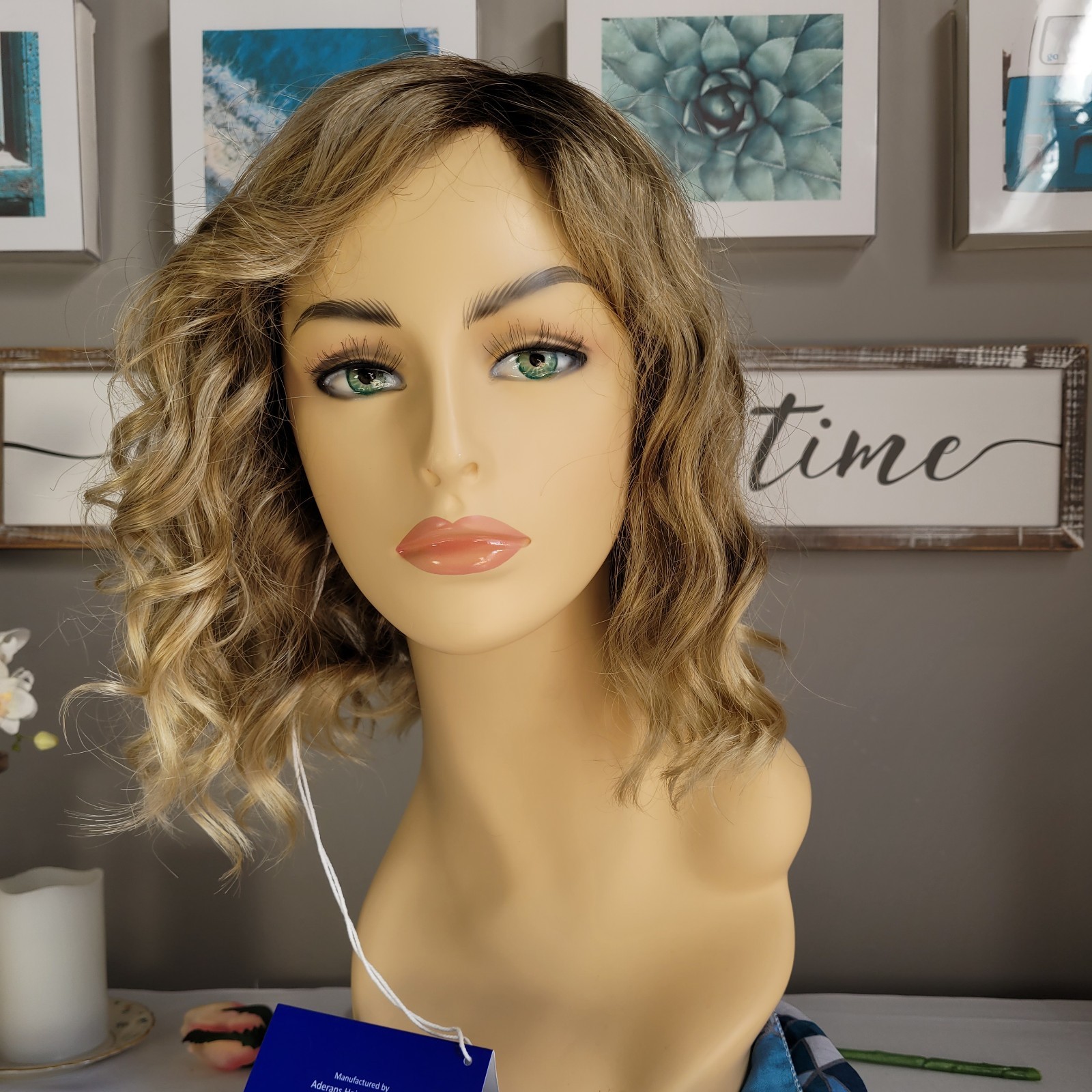 JULIE Alex Couture SPRING HONEY-R Lace Front Spiral Barrel Curls Soft Lob Wig