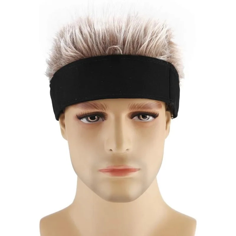 Wig Wig Cap Adjustable Baseball Cap Wig Spiked Hair Unisex Casual Simple Sun Hat