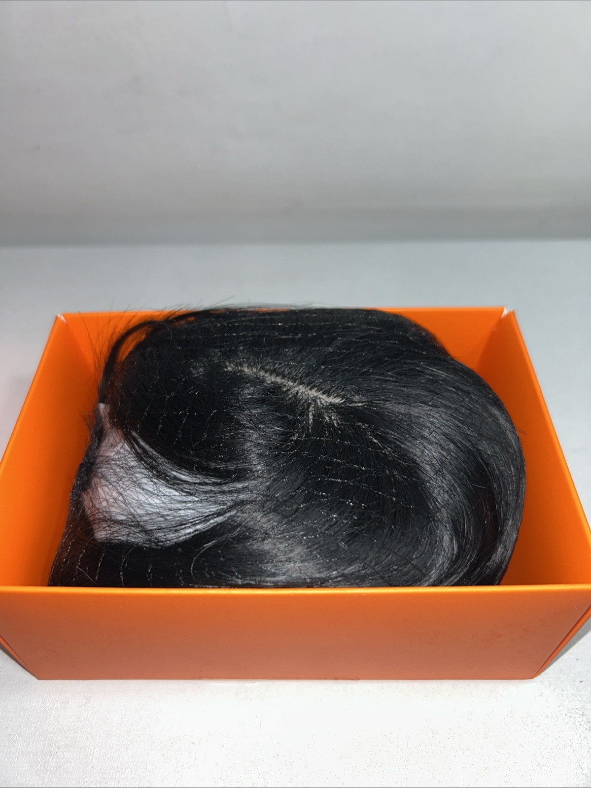 New 100% Human Hair Topper With Bangs 360 Degree 3D Cover Soft Black