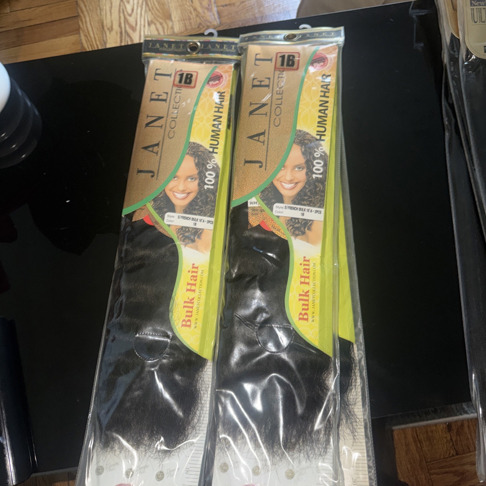 Janet Collection Human Hair for Braiding Wet Wavy, 2-Pack
