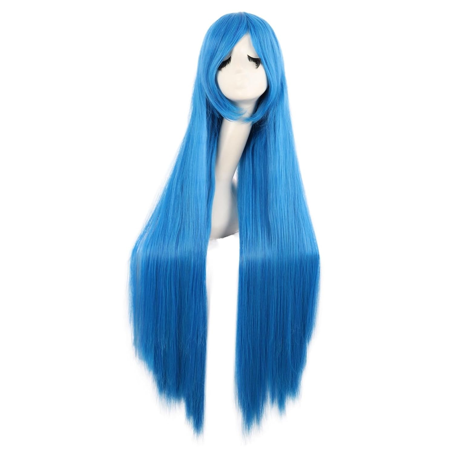 Anime Wig 40 Inch Long Straight Synthetic Cosplay Costume Party Hair 100cm
