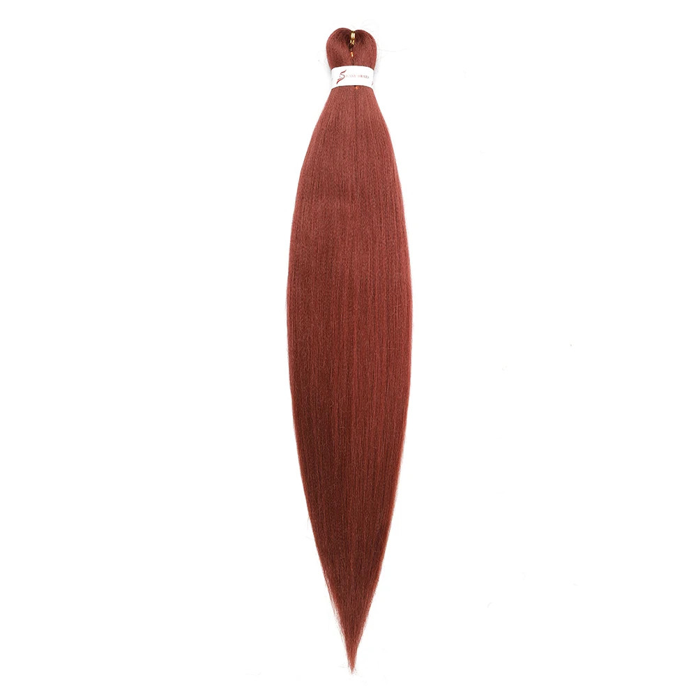 Hot Water Setting Pre-stretched Braids Hair Itch Free Ombre Synthetic Extensions