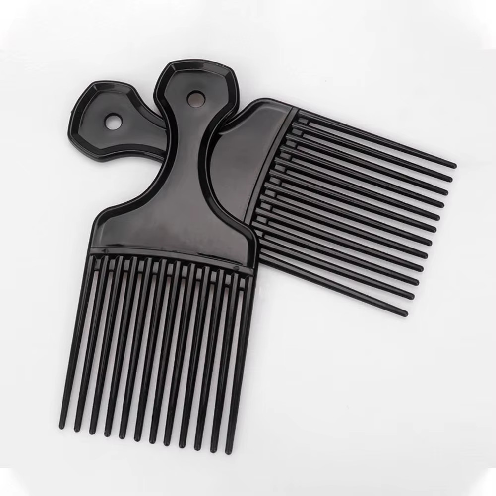 Afro Natural Curly Hair Comb Pick Hair Parting Comb African Braiding Comb Wide T