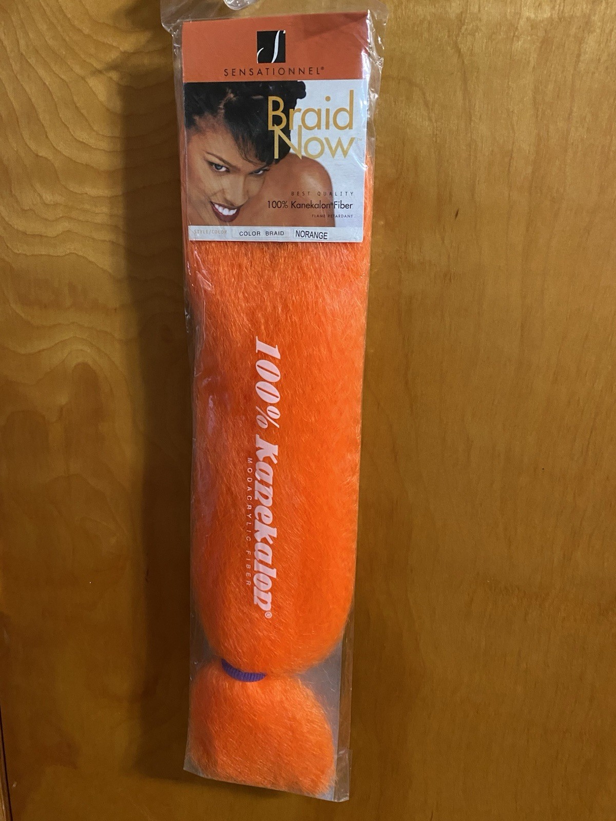 NEW ORANGE BRAID NOW HALLOWEEN COSPLAY BRAID SENSATIONNEL 100% KANEKALON FIBER