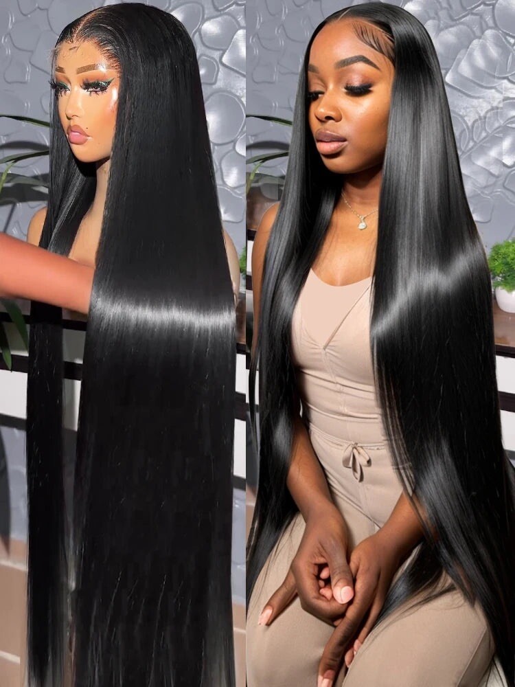 Glueless Bone Straight Human Hair Lace Front