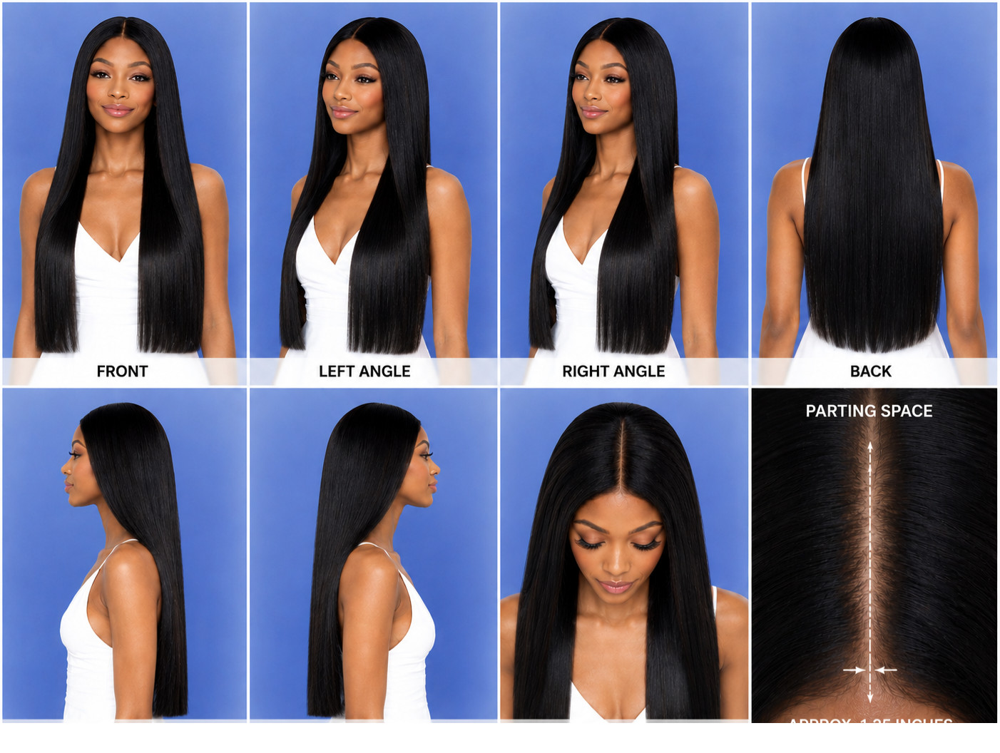 (New) Janet Collection Extended 5″ Inch Deep Part Lace Front Wig – Leah