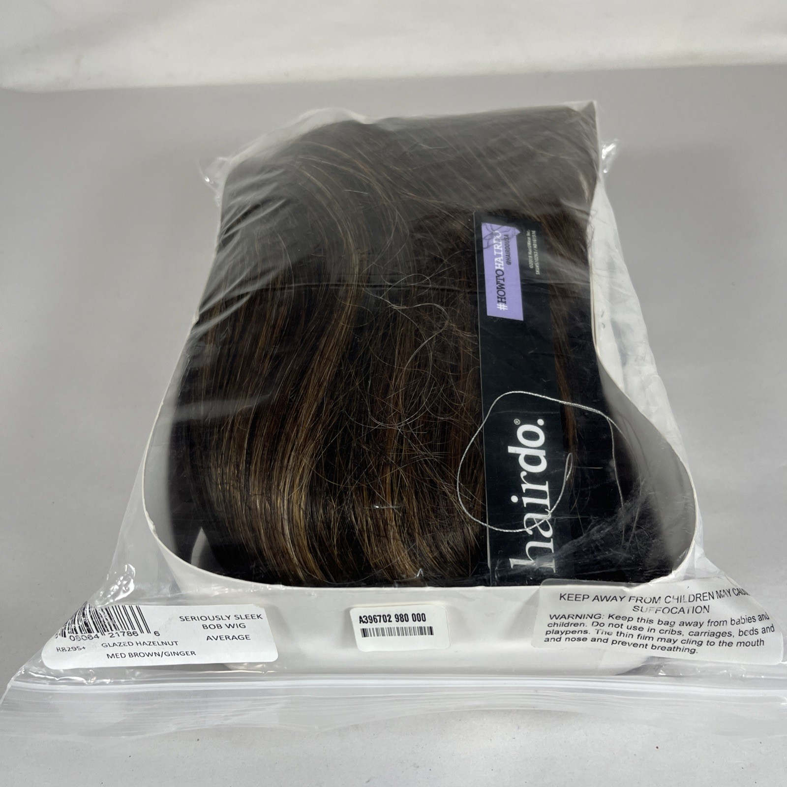 Seriously Sleek Bob Wig Hairdo by HAIRUWEAR Glazed Hazelnut Med Brown/Ginger
